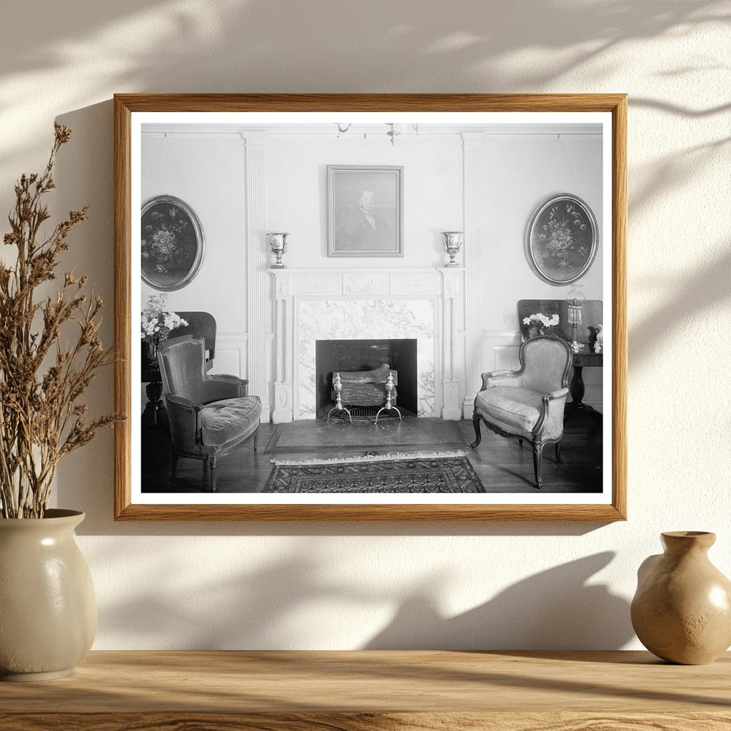 Alexandria, VA Interior Scene - Carnegie Survey, 20th Centur