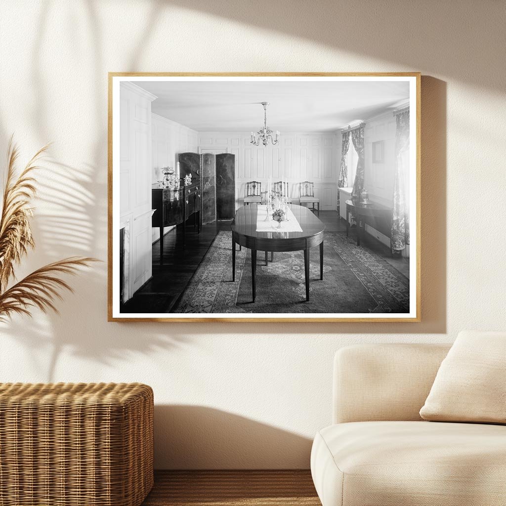 Early 20th Century Dining Room in Alexandria, VA, 1953