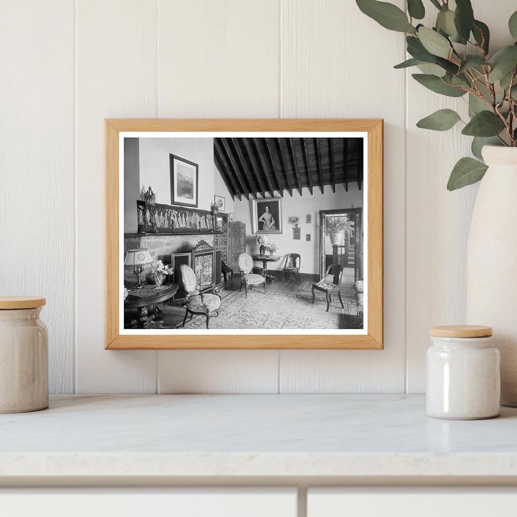 Vintage Photo of Early 20th-Century Interiors, Warrenton VA