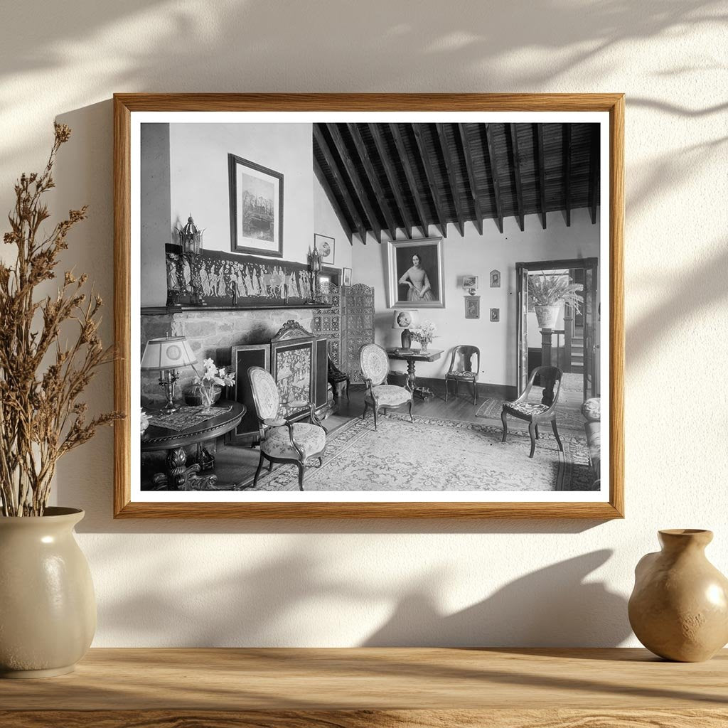 Vintage Photo of Early 20th-Century Interiors, Warrenton VA