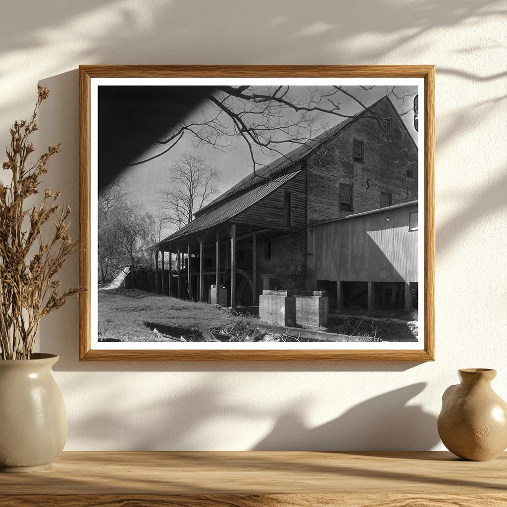 Vintage Aldie, Virginia Architecture Photo, 20th Century