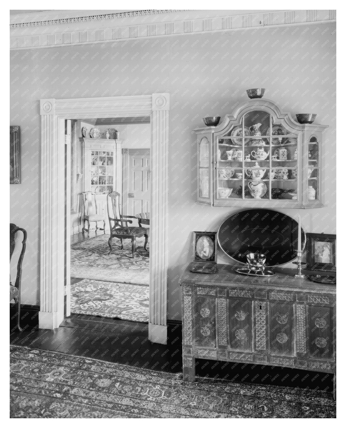 Historic Home Interior, Falmouth VA, 20th Century