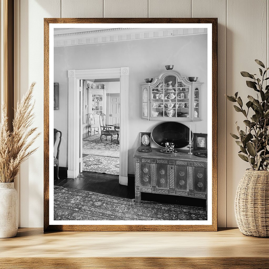 Historic Home Interior, Falmouth VA, 20th Century