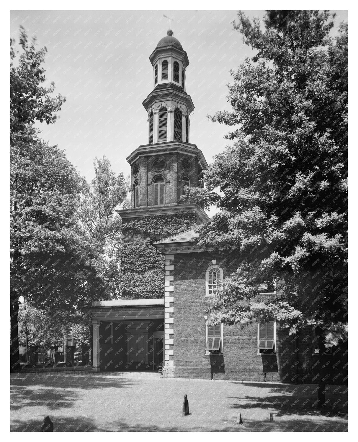 Historic Episcopal Church in Alexandria, VA - 1900s Photo