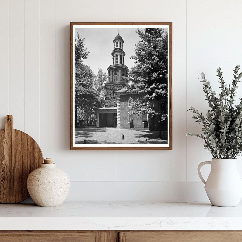 Historic Episcopal Church in Alexandria, VA - 1900s Photo