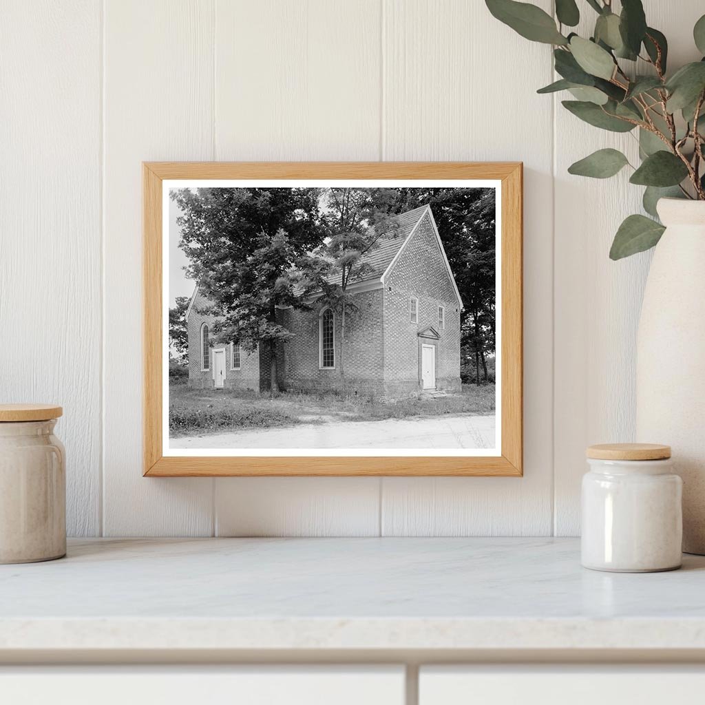 Old West Point Church in King William, VA - 1734 Vintage Pho