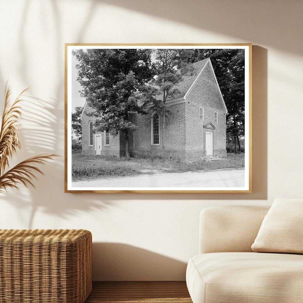 Old West Point Church in King William, VA - 1734 Vintage Pho