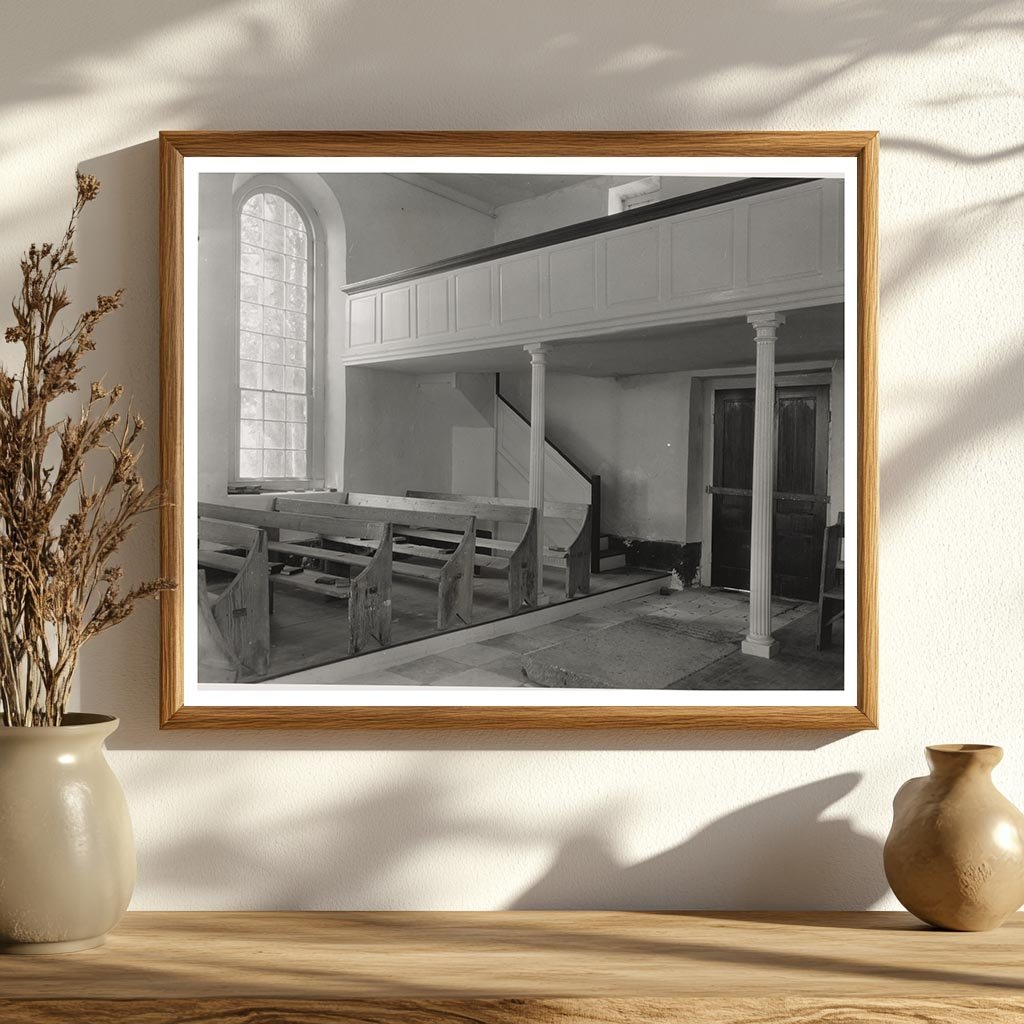 Old West Point Church Interior, King William VA 1734
