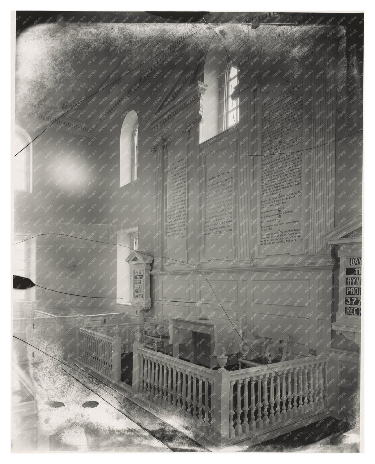 Historic Church Interior in Lorton, VA, 1773 Photo