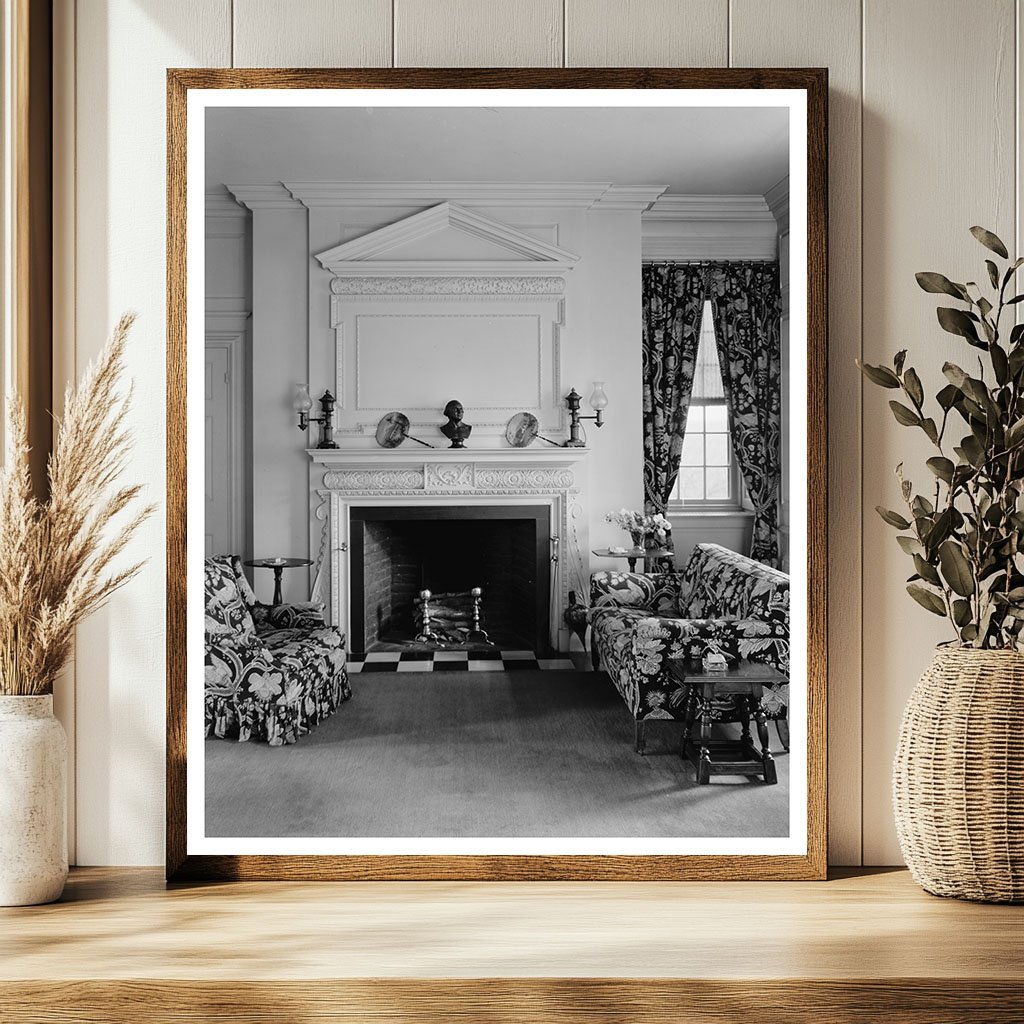 North Wales, VA Interior Scene, 20th Century Architecture