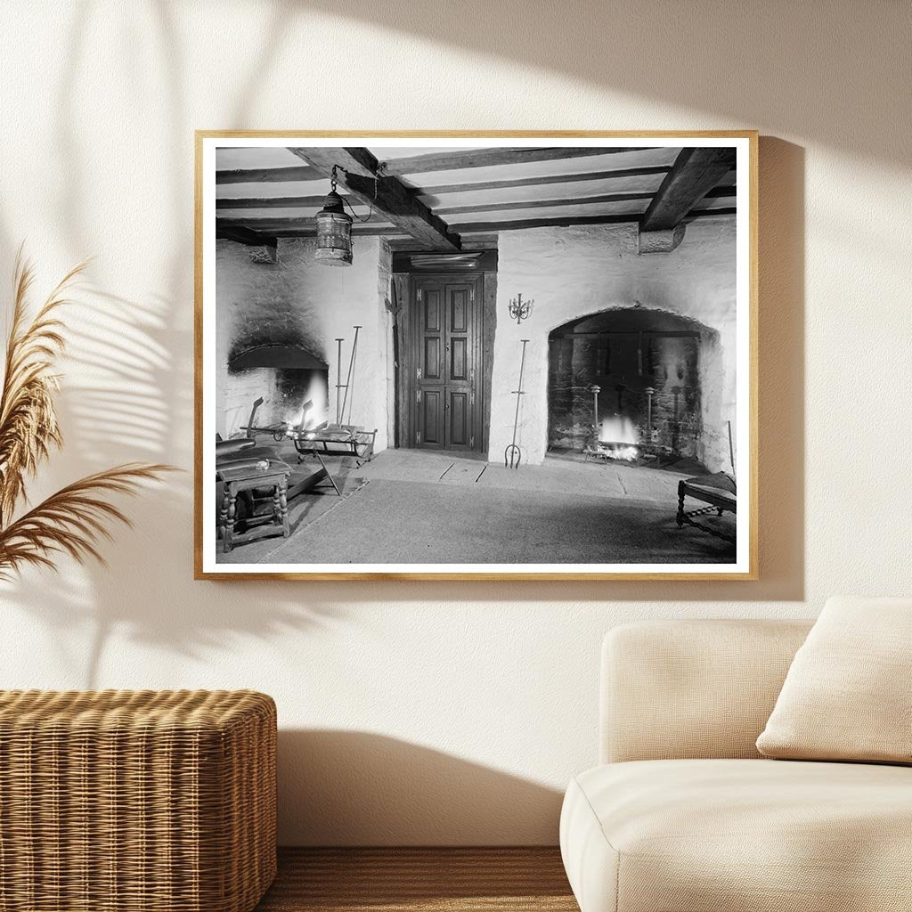Historic Residence Interior, North Wales, VA, 1953