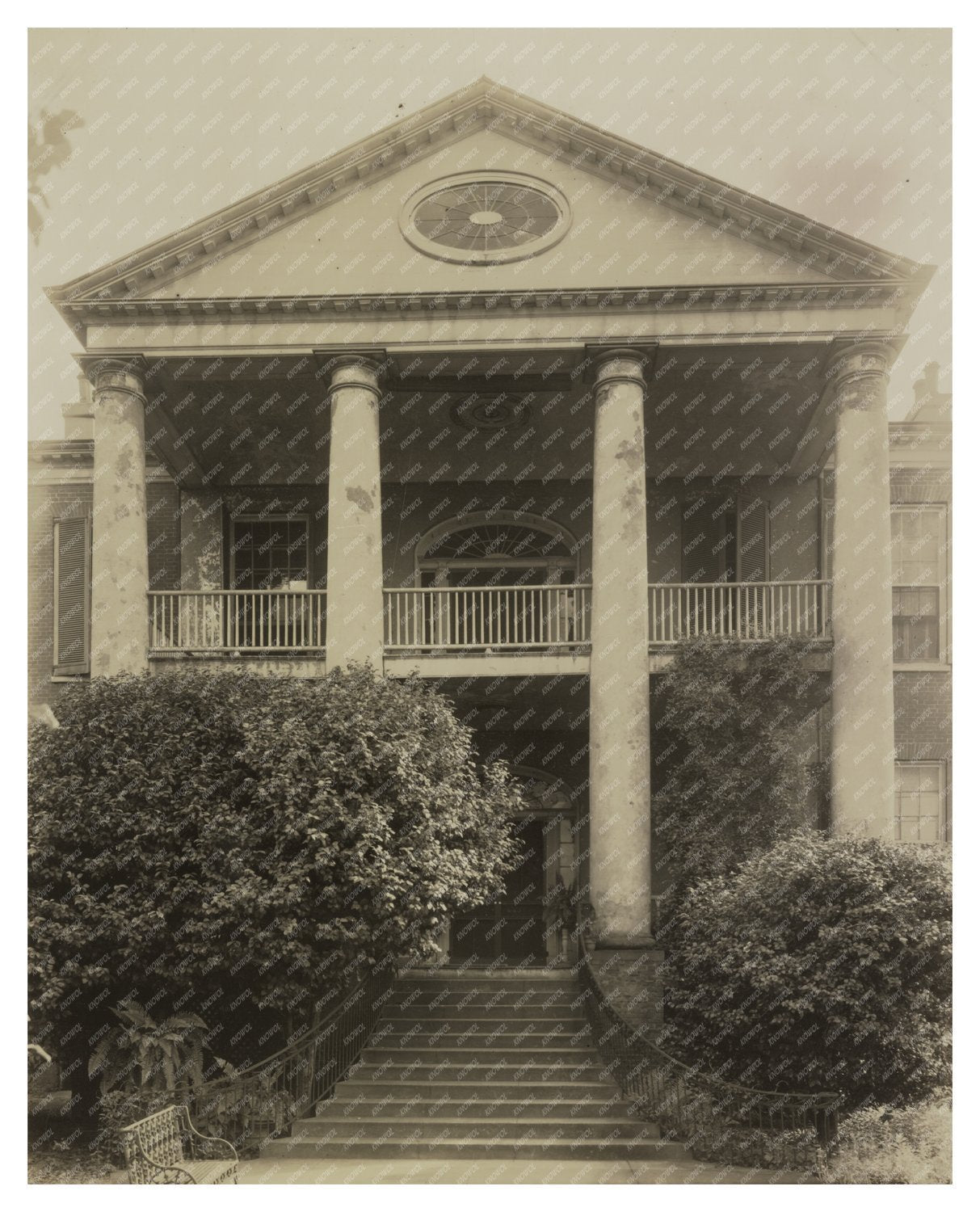 Vintage 1820 Rosalie Home Photo Natchez Mississippi
