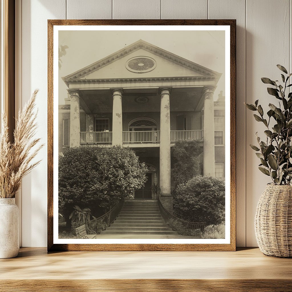 Vintage 1820 Rosalie Home Photo Natchez Mississippi