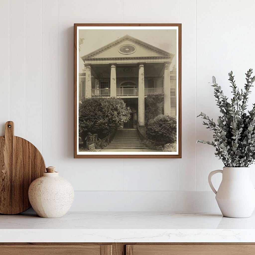 Vintage 1820 Rosalie Home Photo Natchez Mississippi