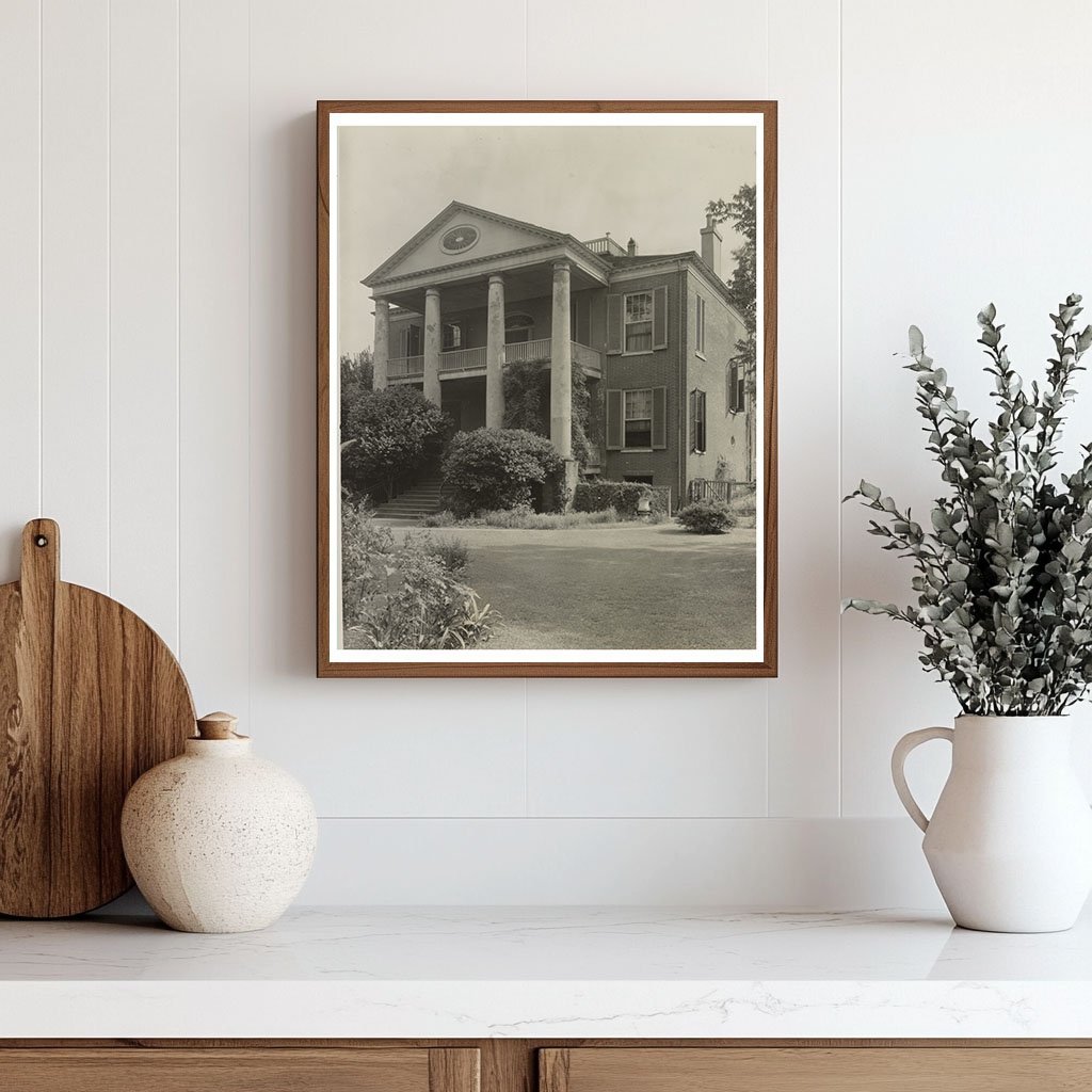 1820 Historic Natchez Home Vintage Architecture Photo