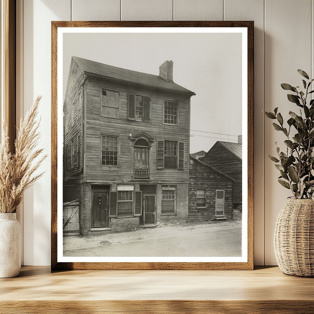 Vintage 1807 Natchez Mississippi Home Architectural Photo