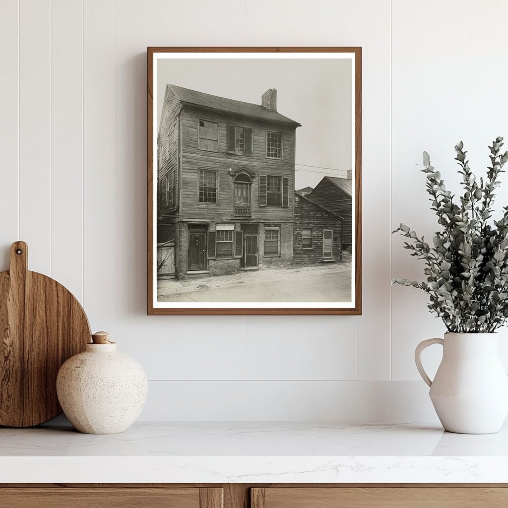 Vintage 1807 Natchez Mississippi Home Architectural Photo