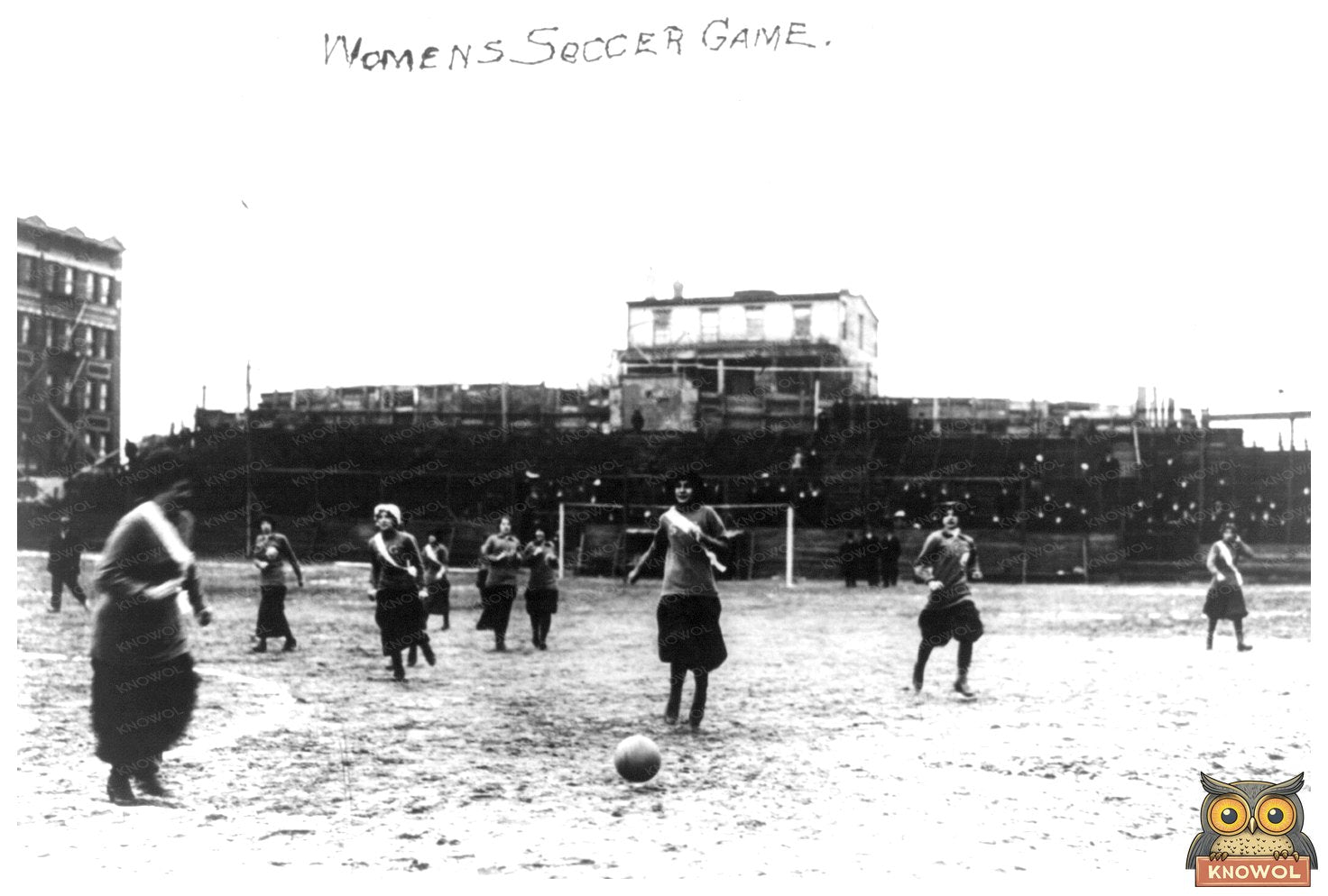 Historic 1914 Womens Soccer Match in NYC