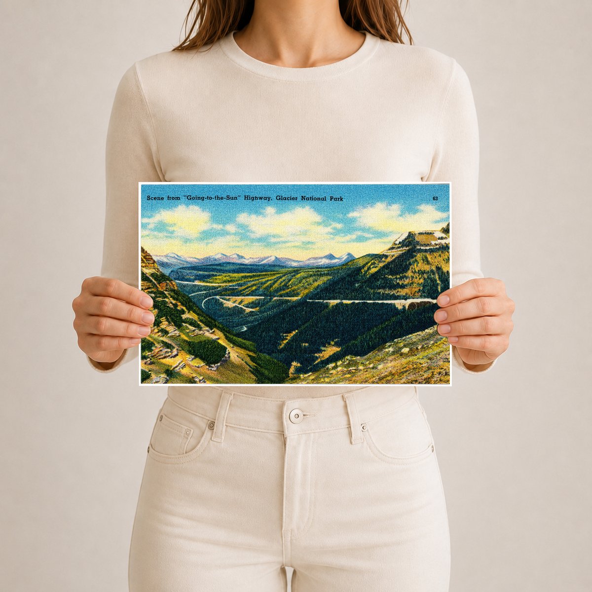 Canada, MT: Scene from "Going-to-the-Sun" Highway, Glacier National Park
