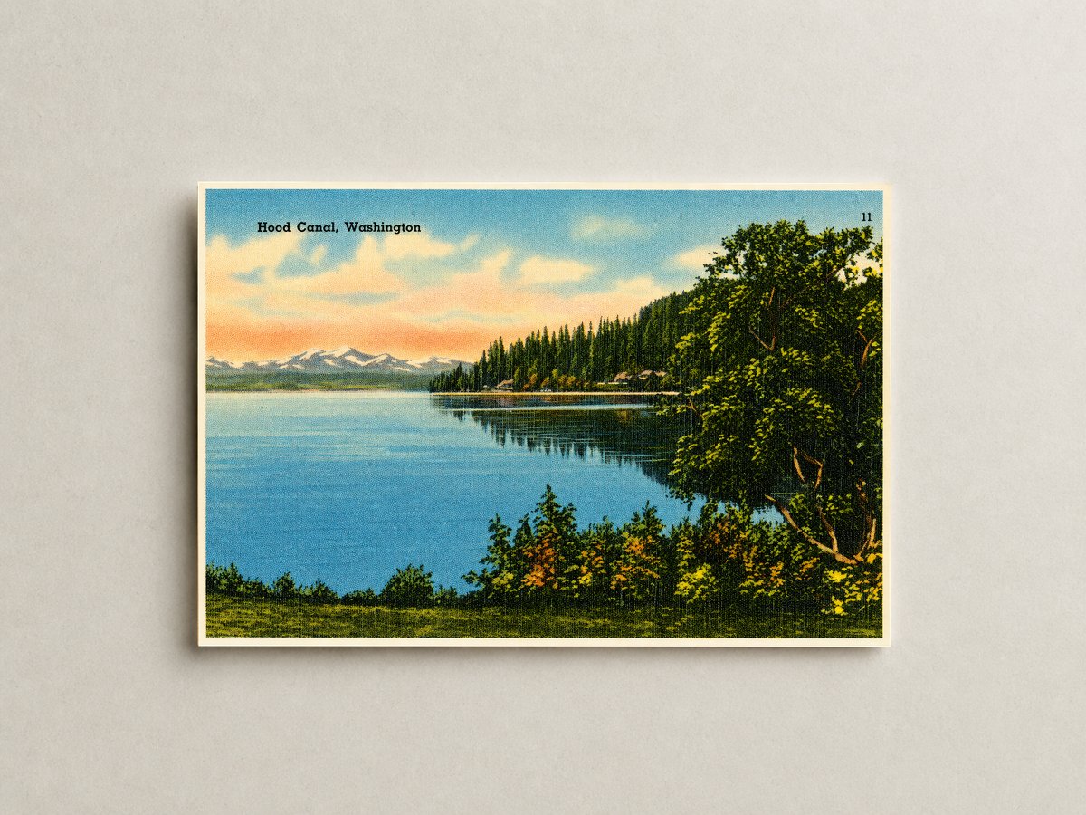 Hood Canal, WA: Historic View
