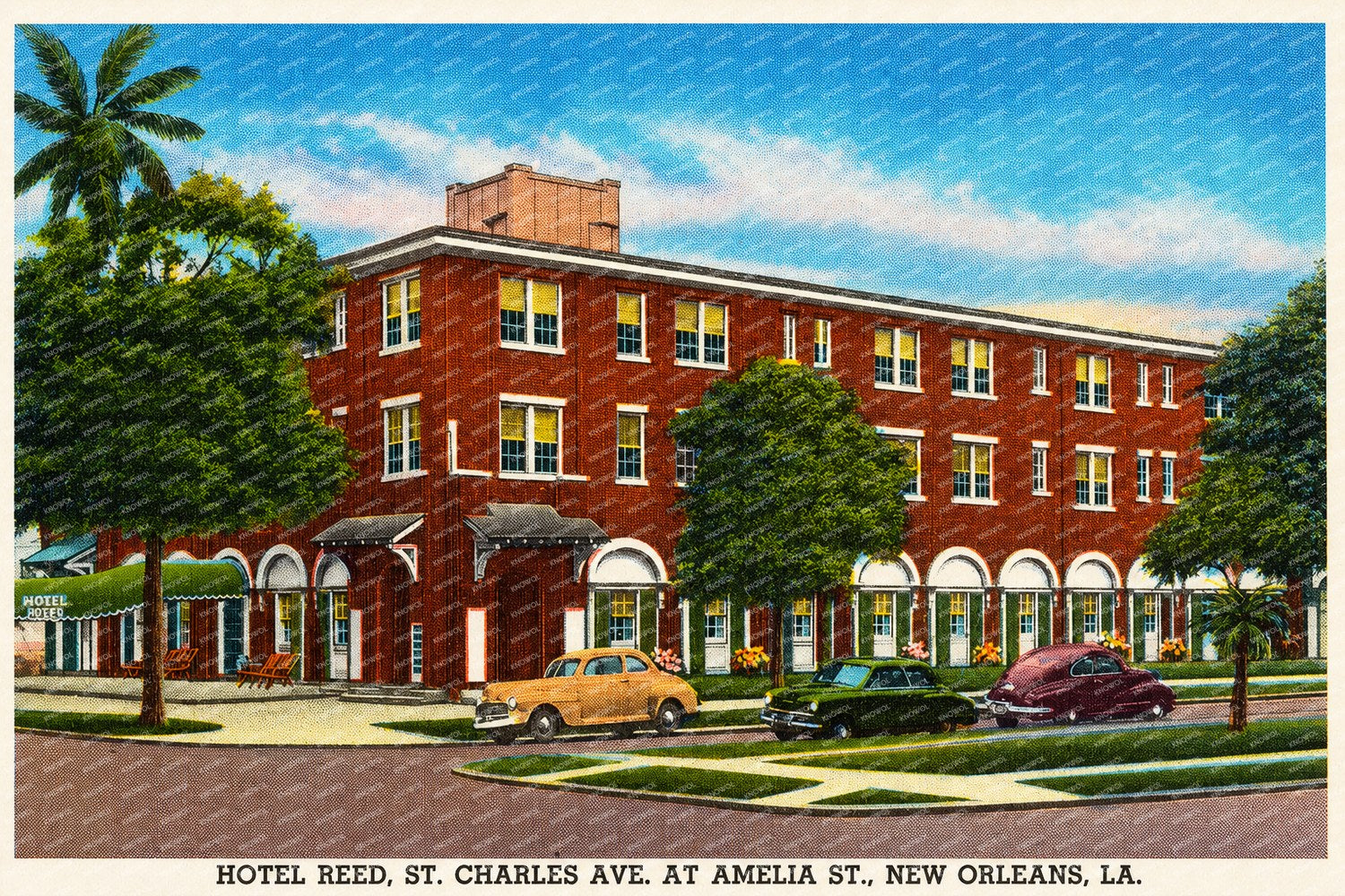 New Orleans, LA: Hotel Reed, St. Charles Ave. at Amelia St.