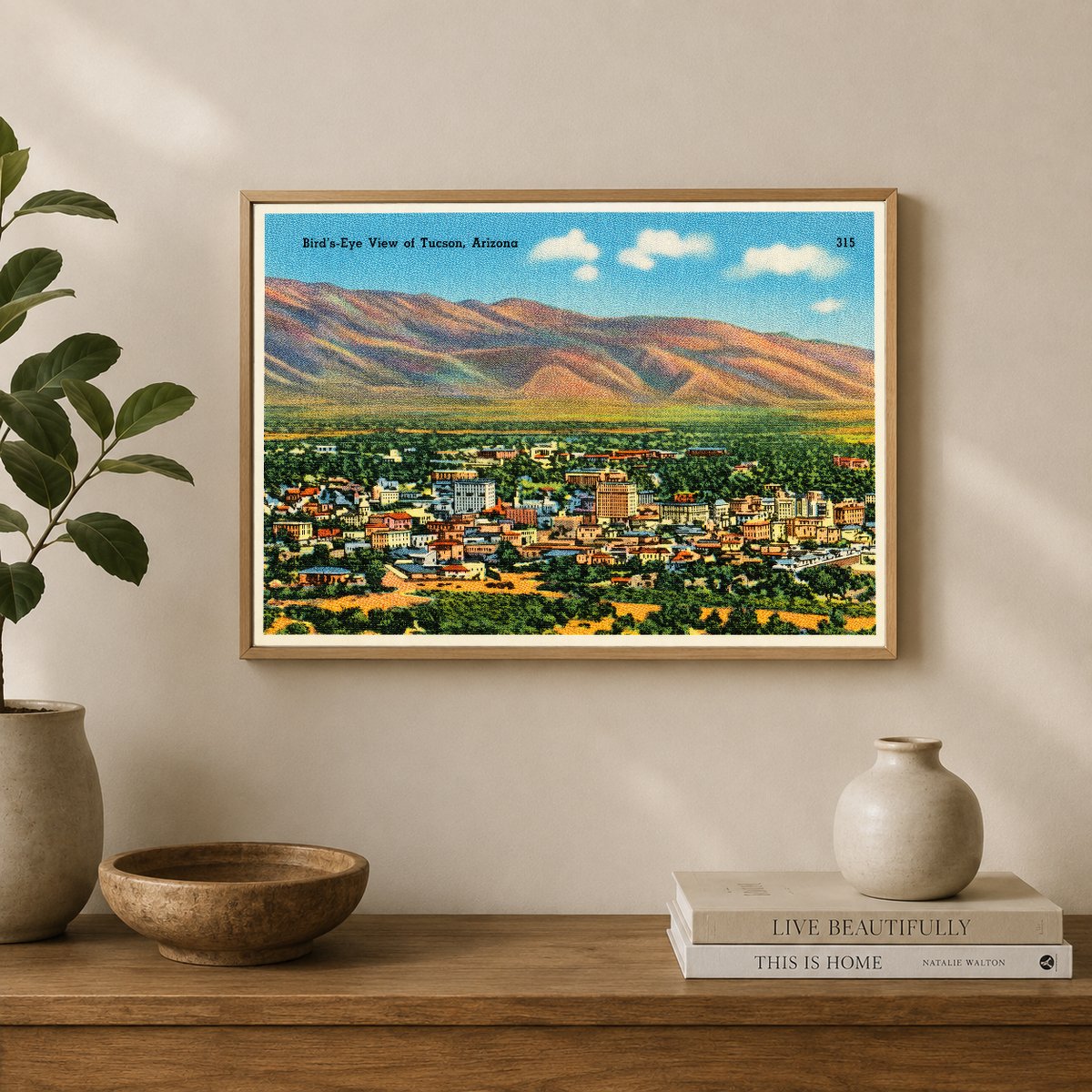 Tucson, AZ: Bird's-eye view of Tucson
