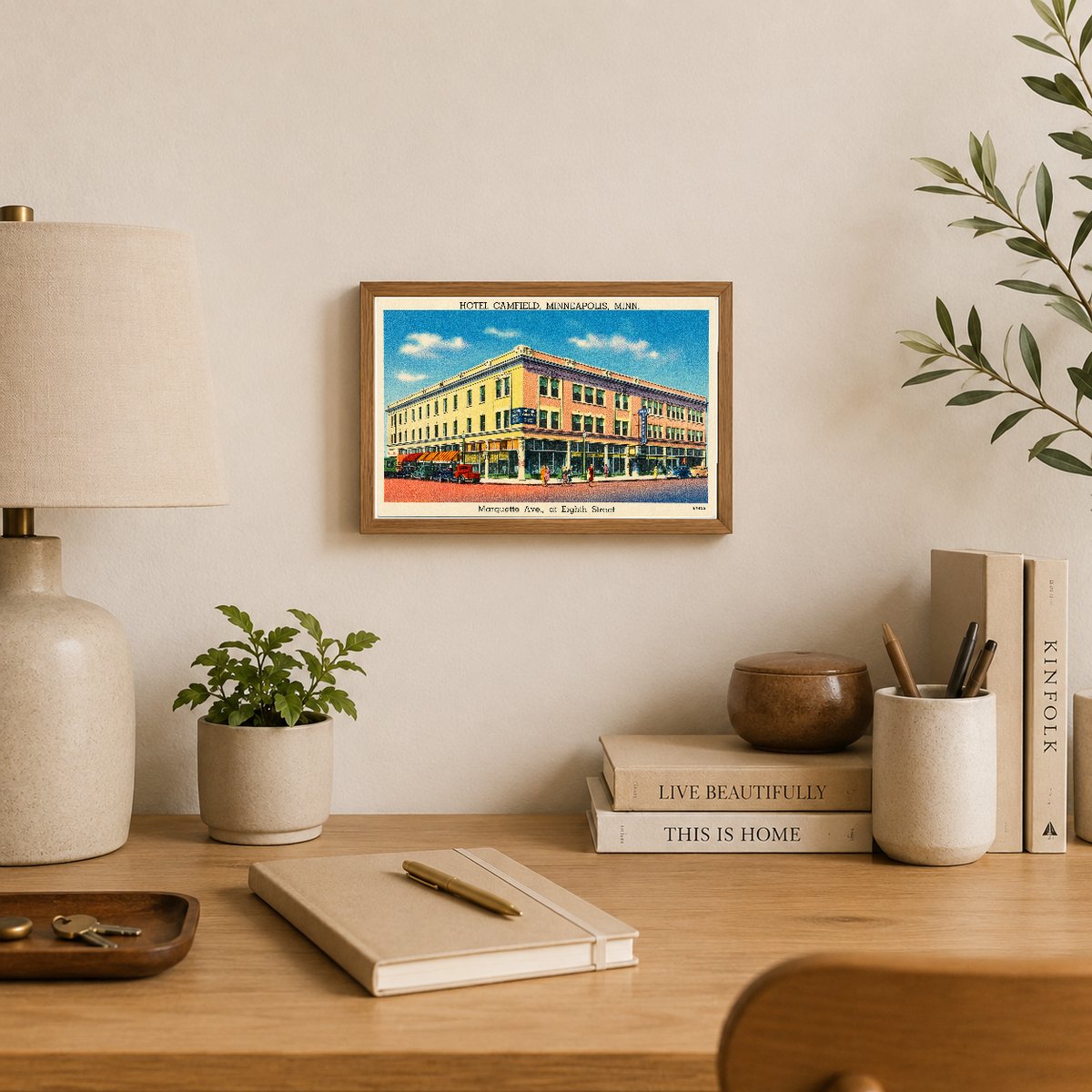 Minneapolis, MN: Hotel Camfield, Minneapolis, Minn. Marquette Ave., at Eighth Street