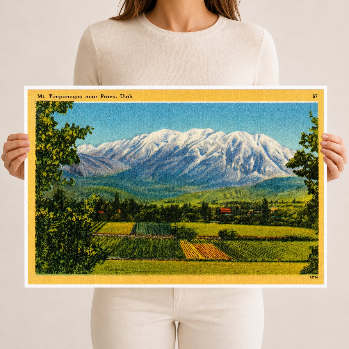 Timpanogos, Mount, UT: Mt. Timpanogos, near Provo