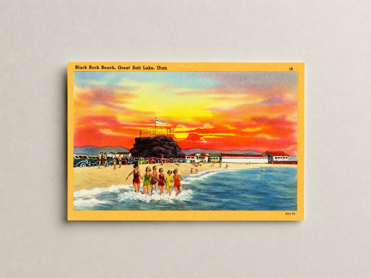 Great Salt Lake, UT: Black Rock Beach