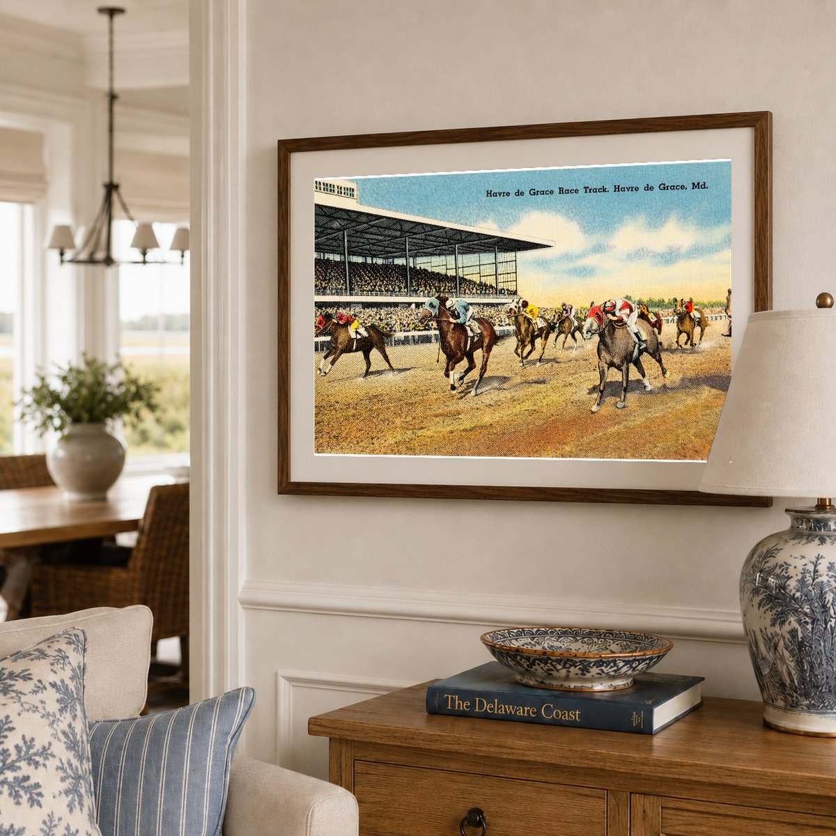 Havre de Grace Race Track, Havre de Grace, MD — Vintage Maryland Postcard