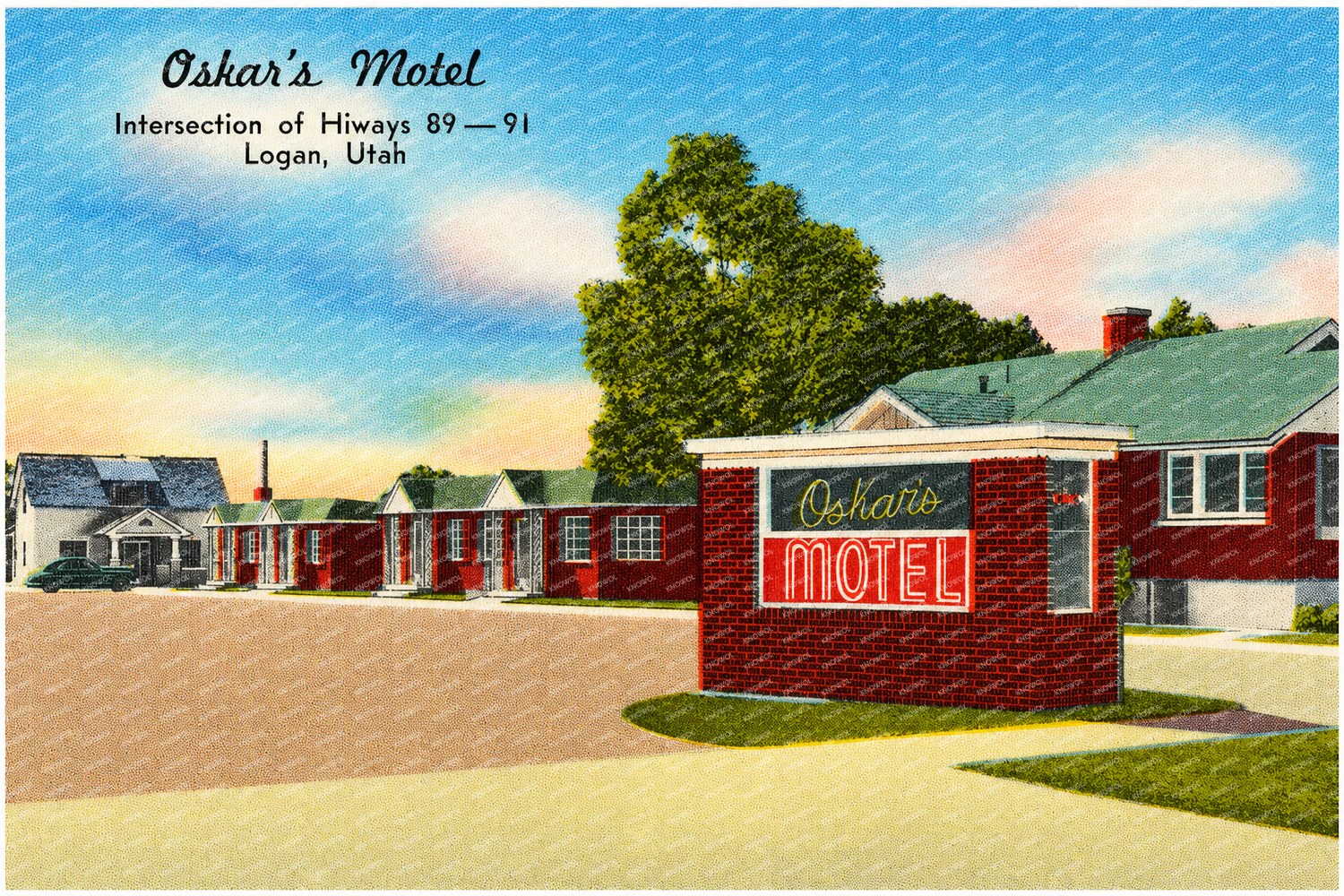 Logan, UT: Oskar's Motel, intersection of highways 89 -- 91