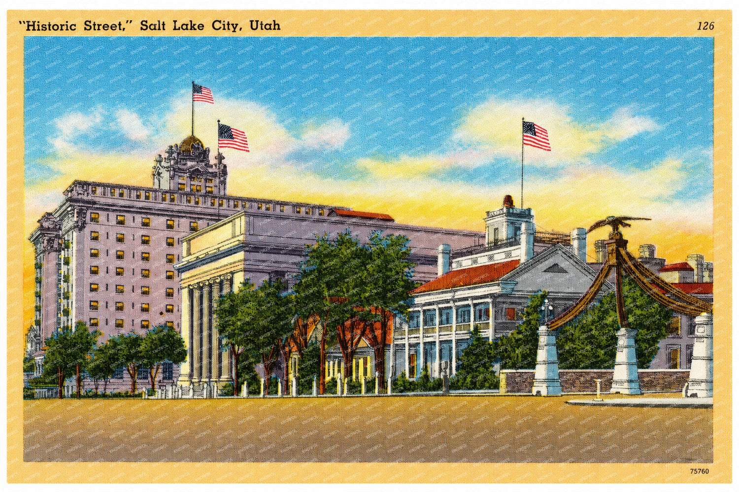 Salt Lake City, UT: "Historic Street," Salt Lake City