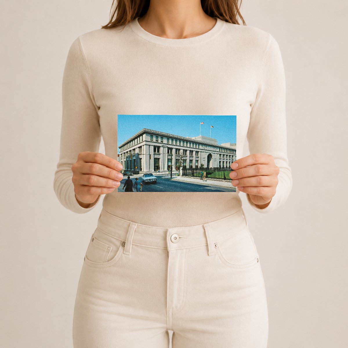 Enoch Pratt Free Library, Baltimore, Maryland — Vintage Maryland Postcard