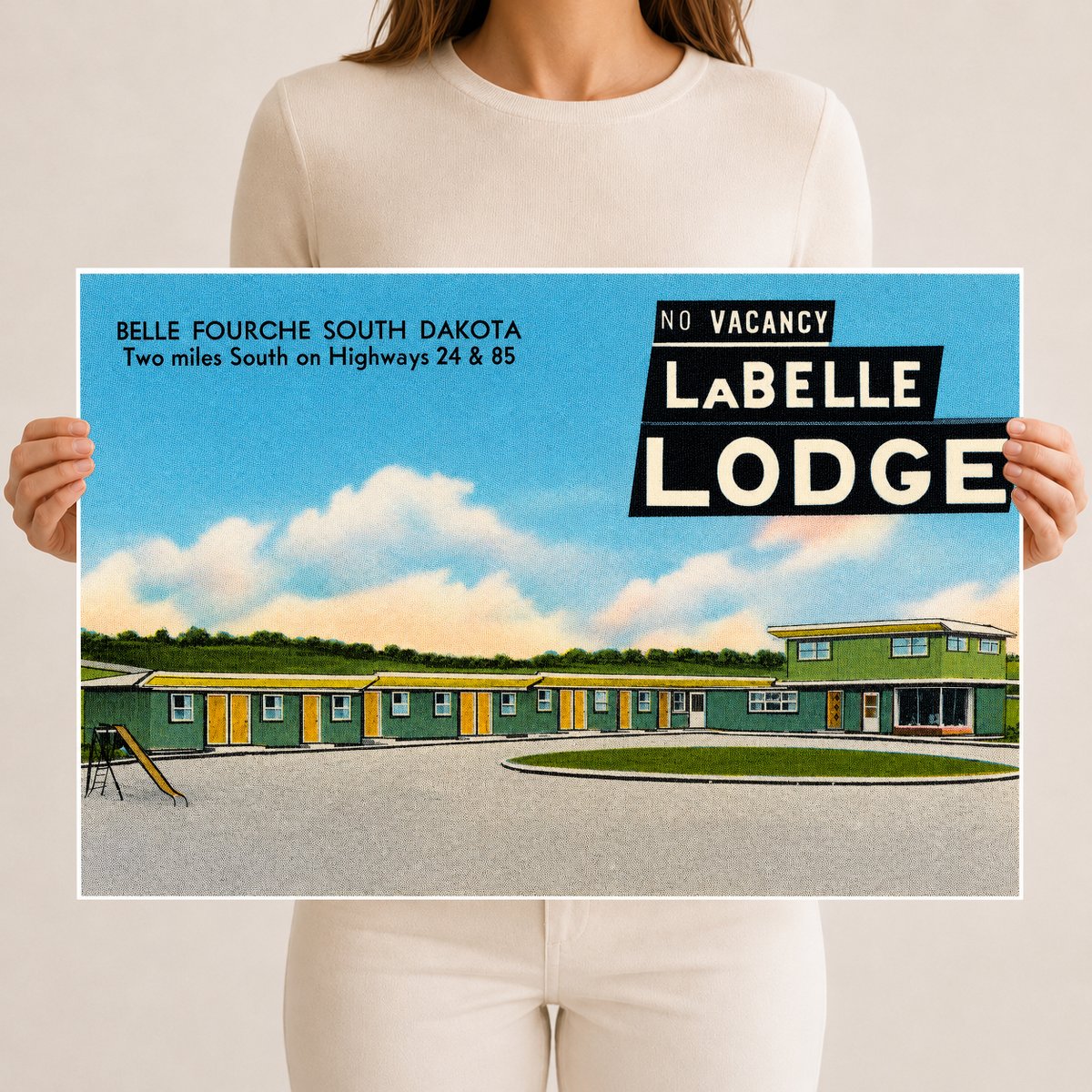 Belle Fourche, SD: LaBelle Lodge, Belle Fourche, South Dakota, two miles South on highways 24 & 85
