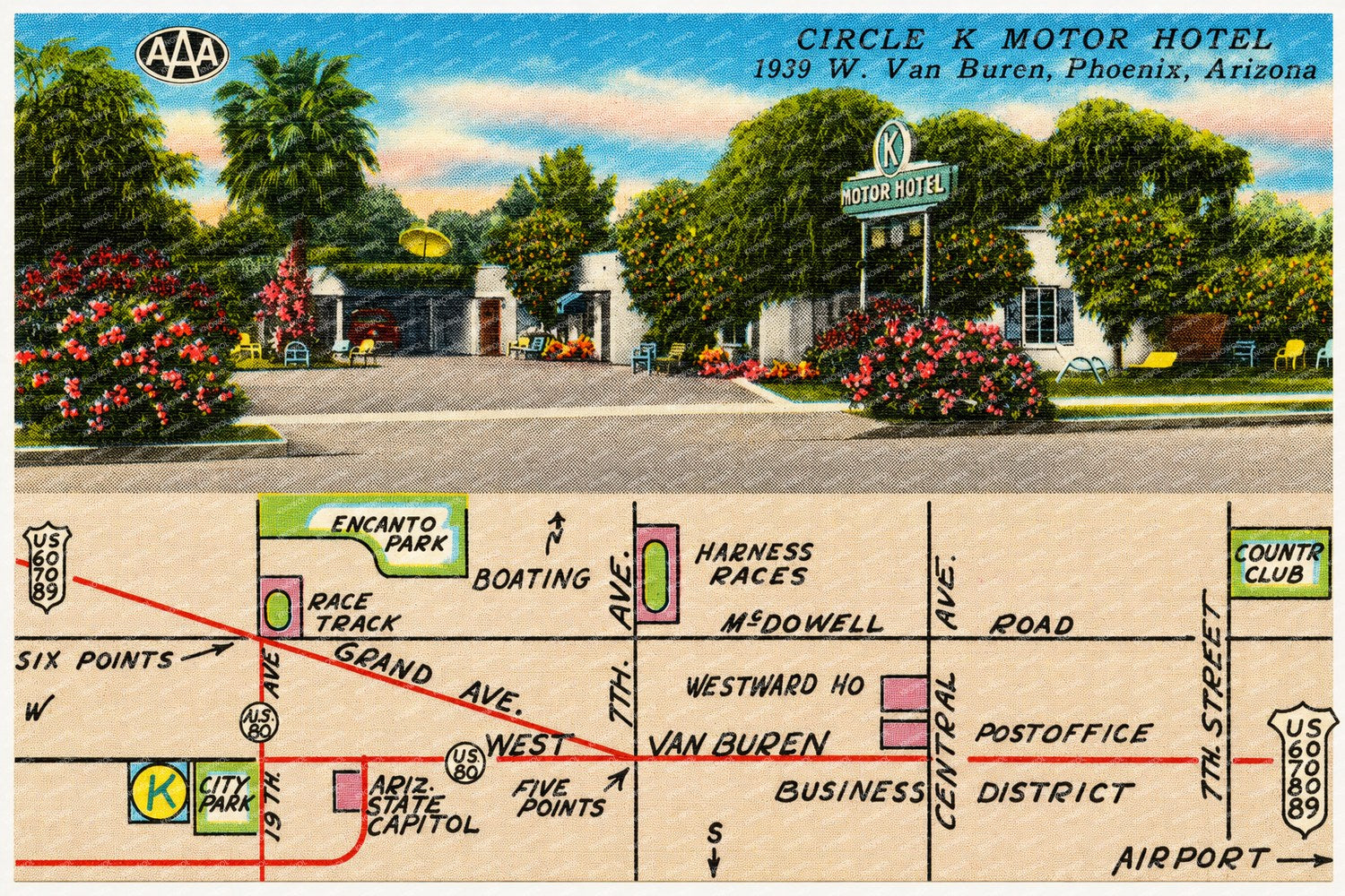Phoenix, AZ: Circle K Motor Hotel, 1939 W. Van Buren