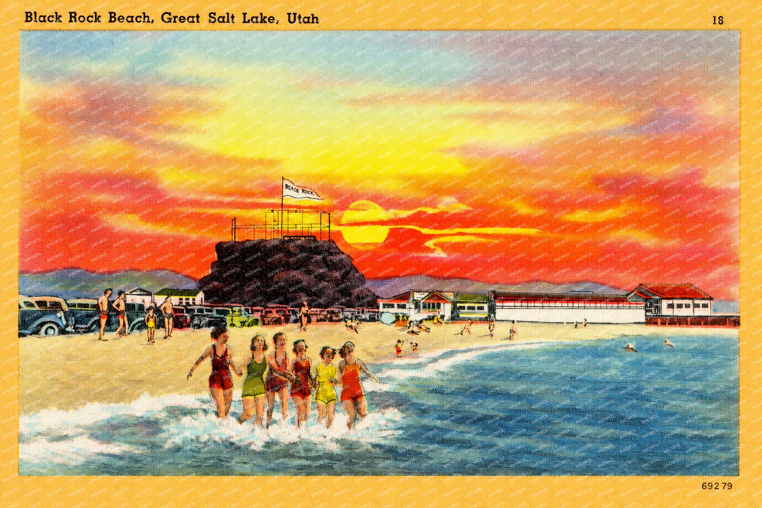 Great Salt Lake, UT: Black Rock Beach