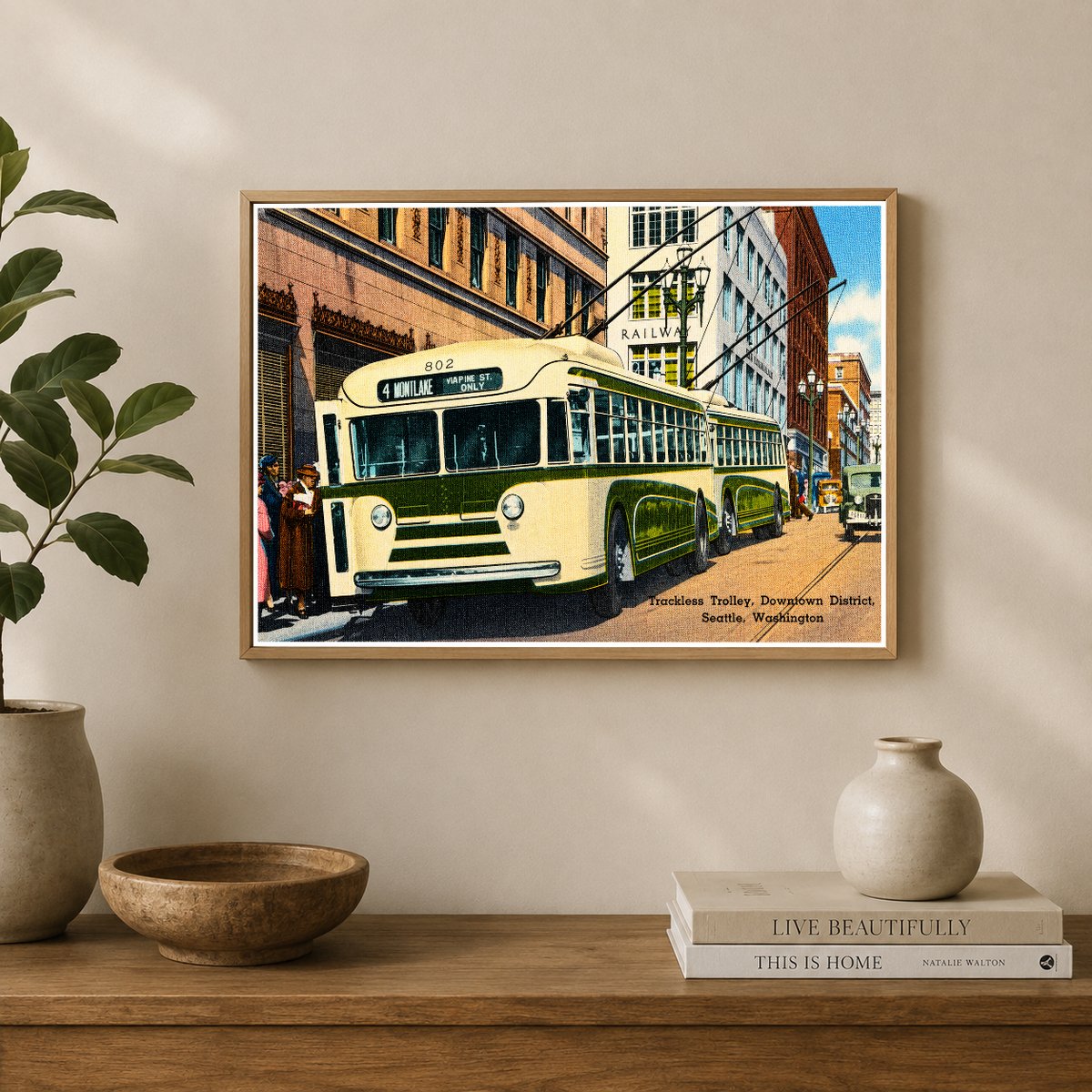 Seattle, WA: Trackless trolley, Downtown District