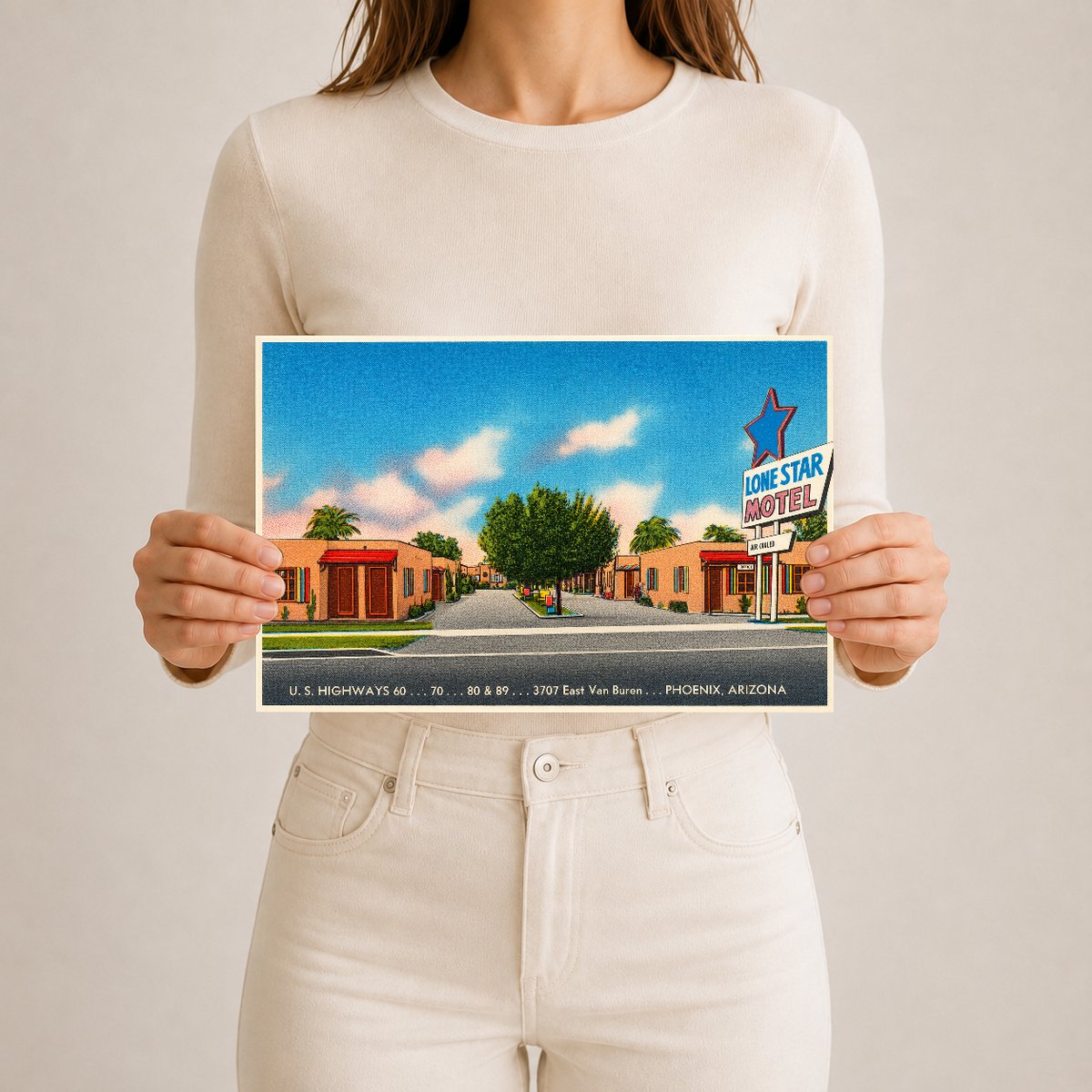 Phoenix, AZ: Lone Star Motel, U.S. highways 60, 70, 80 & 89, 3707 East Van Buren