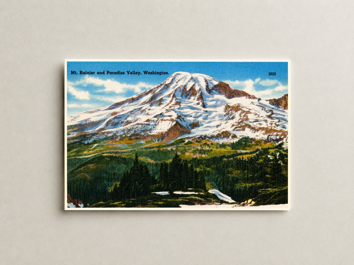 Paradise Valley, WA: Mt. Rainier and Paradise Valley