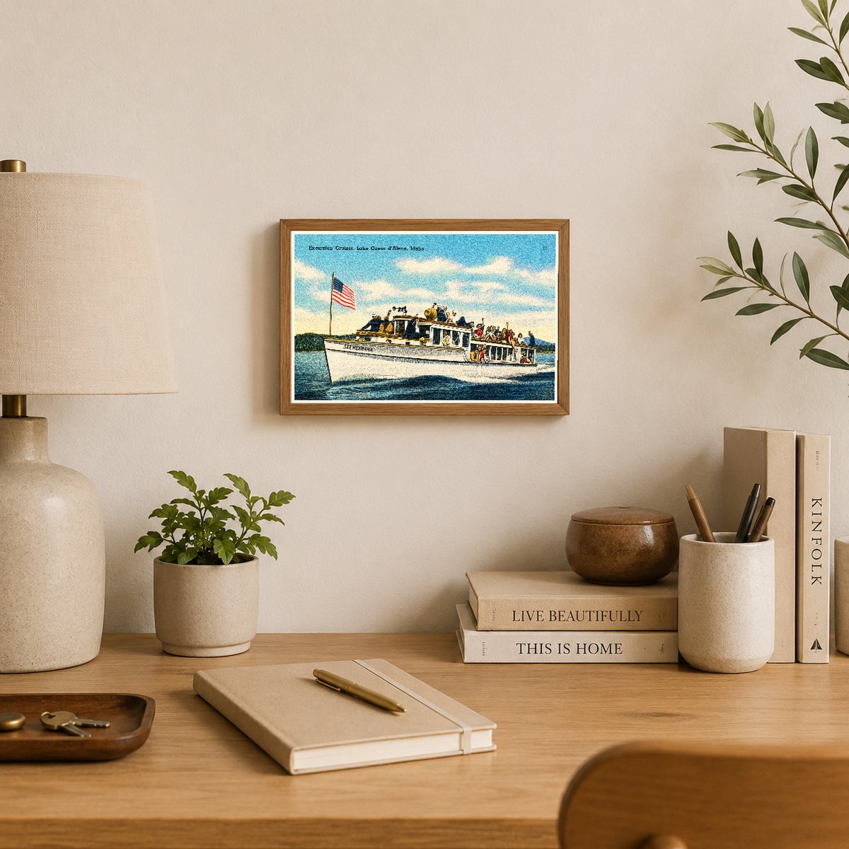Coeur d'Alene Lake, ID: Excursion cruiser, Lake Coeur d'Alene