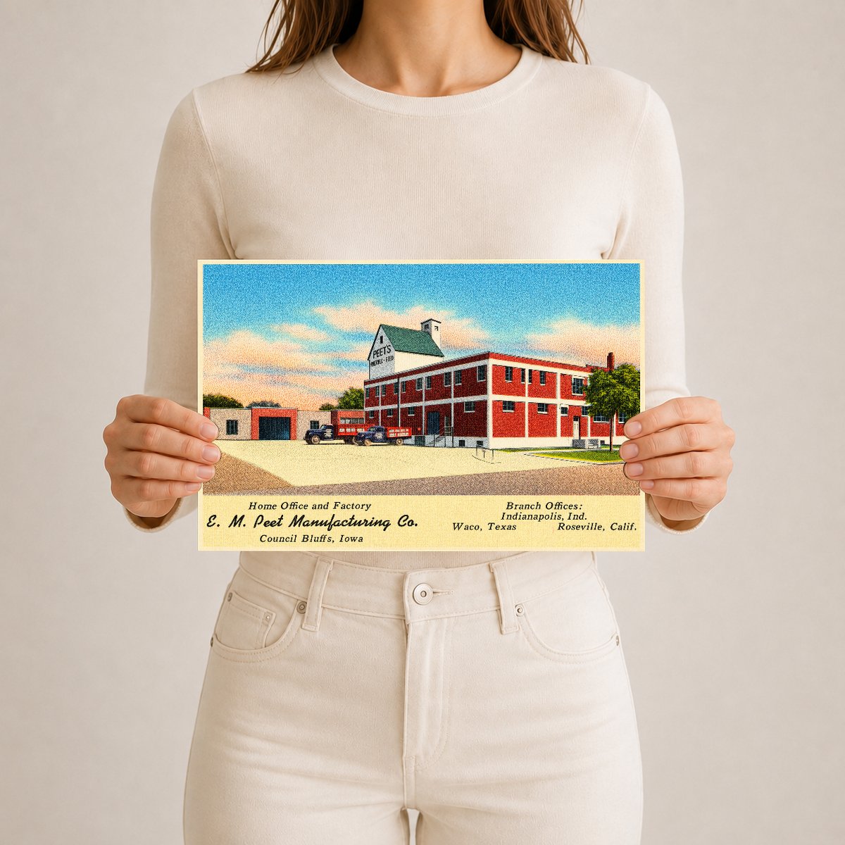 Council Bluffs, IA: E. M. Peet Manufacturing Co., Home office and factory