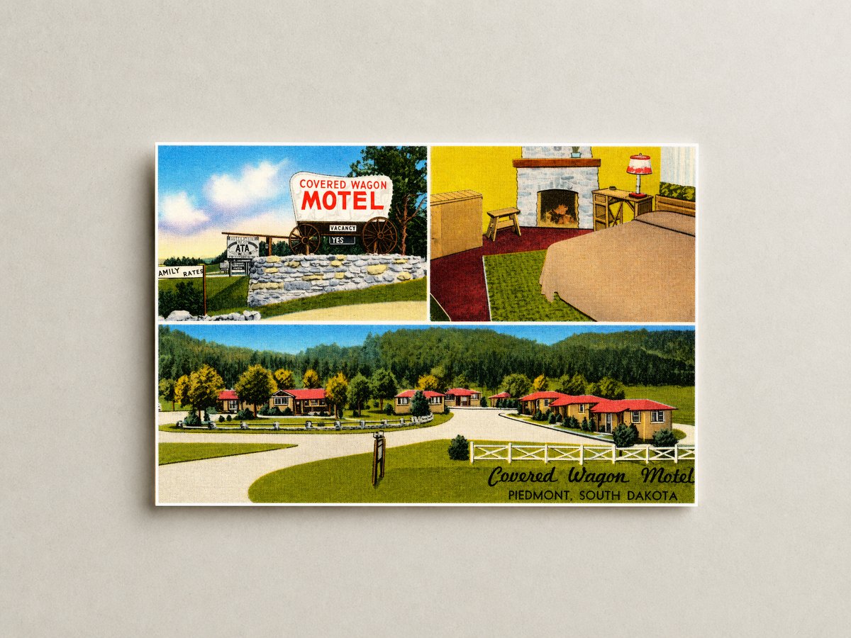 Piedmont, SD: Covered Wagon Motel
