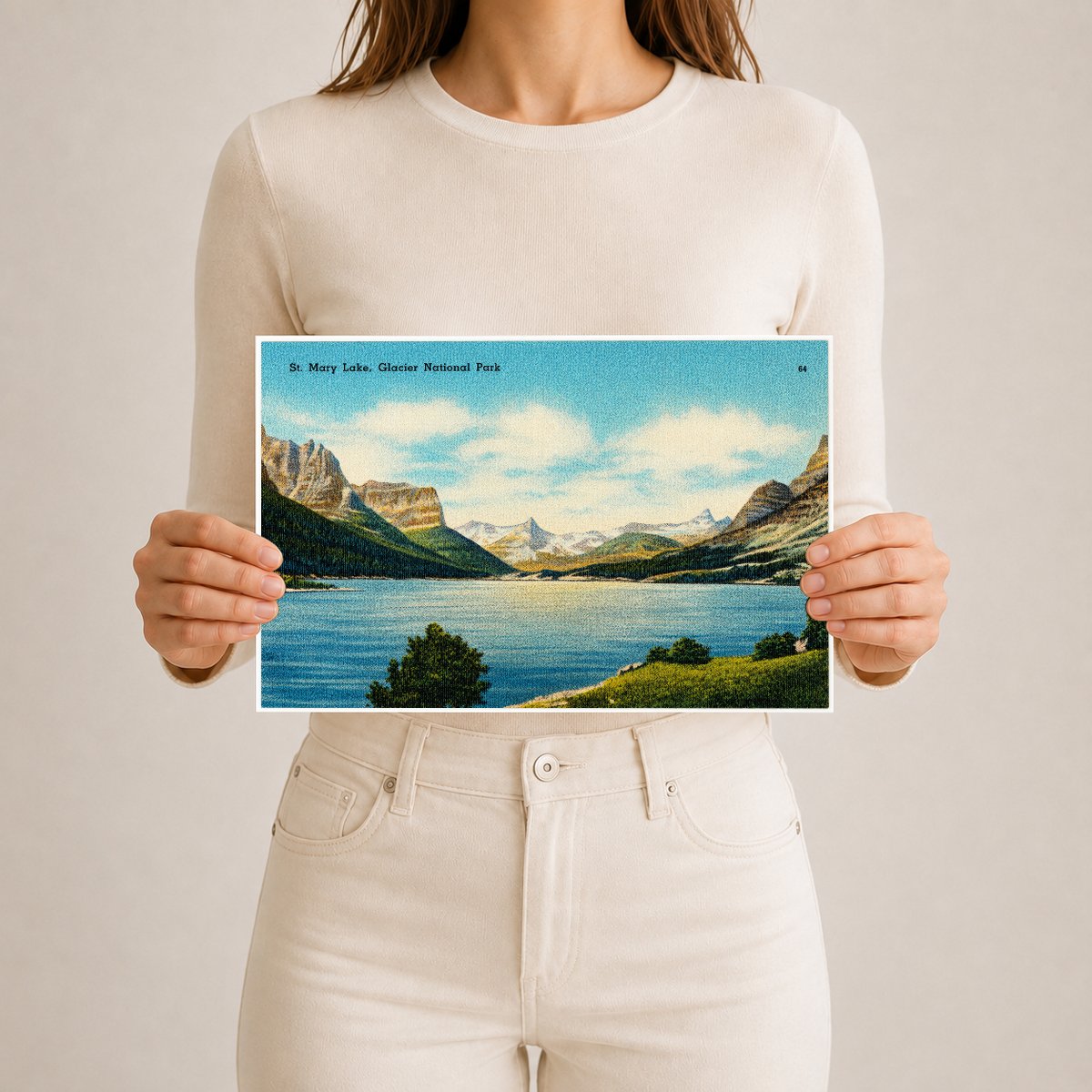 Canada, MT: St. Mary Lake, Glacier National Park