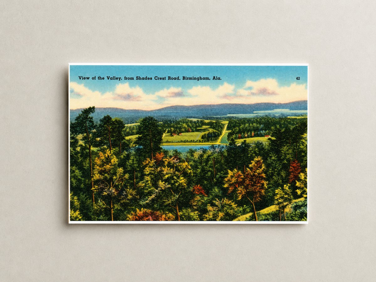Birmingham, AL: View of the Valley, from Shades Crest Road