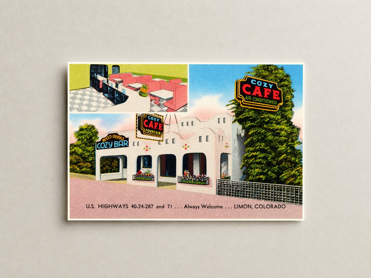 Limon, CO: Cozy Cafe, U.S. Highways 40-24-287 and 71... always welcome... Limon
