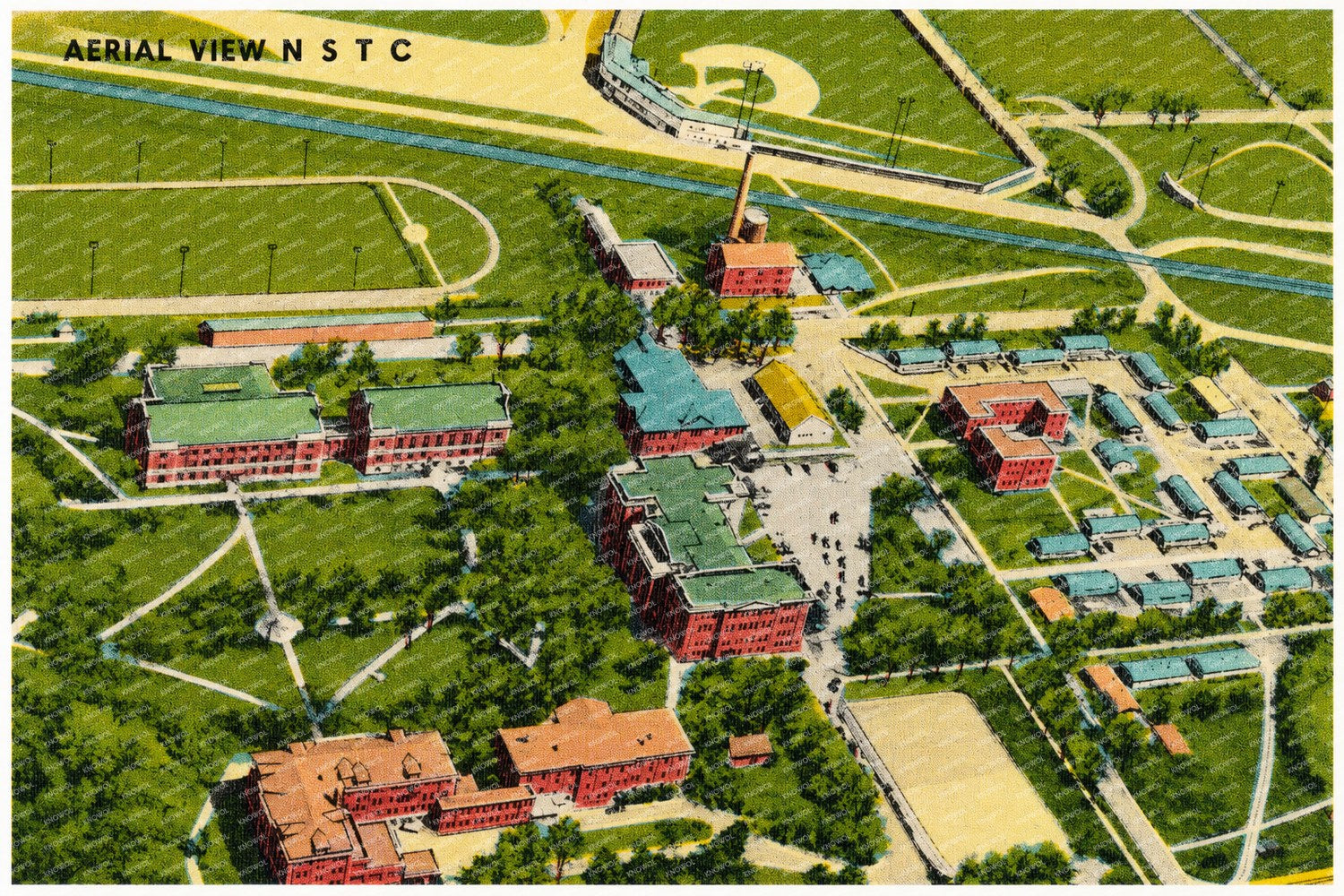 Aberdeen, SD: Aerial view N. S. T. C.