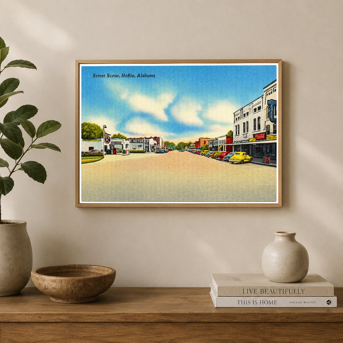 Heflin, AL: Street scene