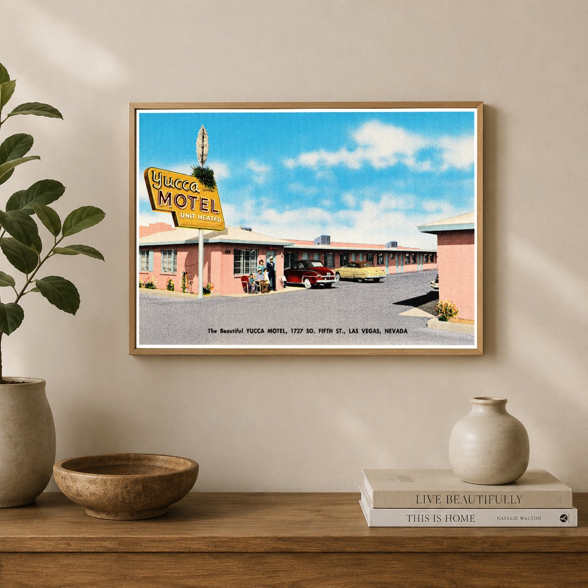 Las Vegas, NV: The beautiful Yucca Motel, 1727 So. Fifth St.