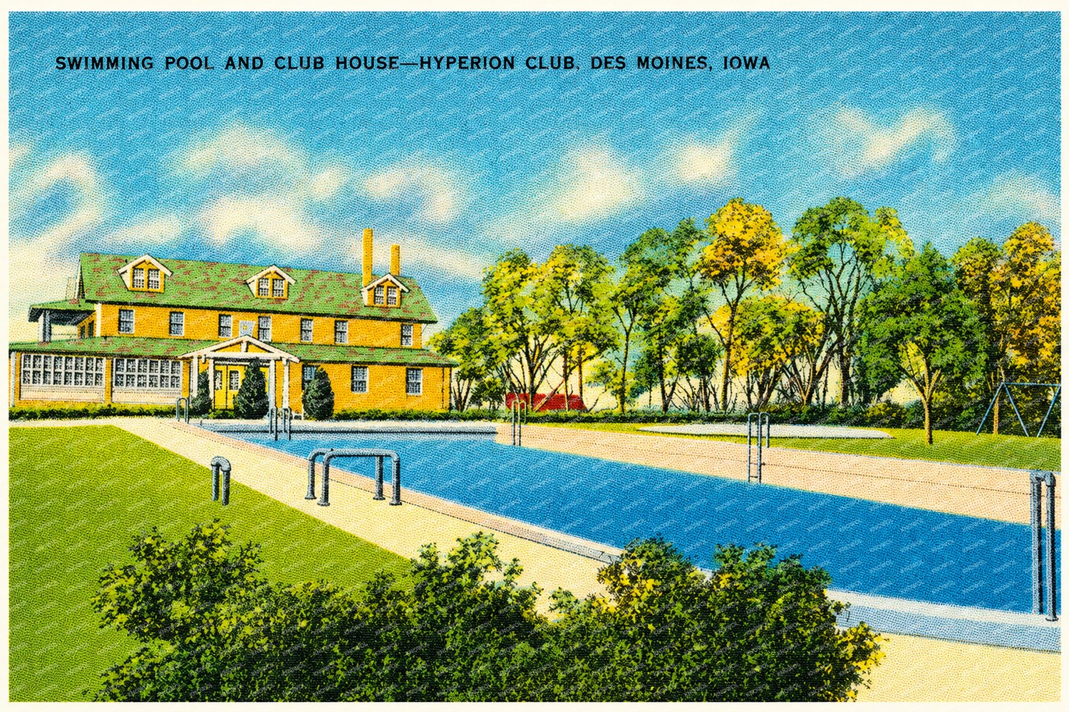Des Moines, IA: Swimming Pool and Club House -- Hyperion Club