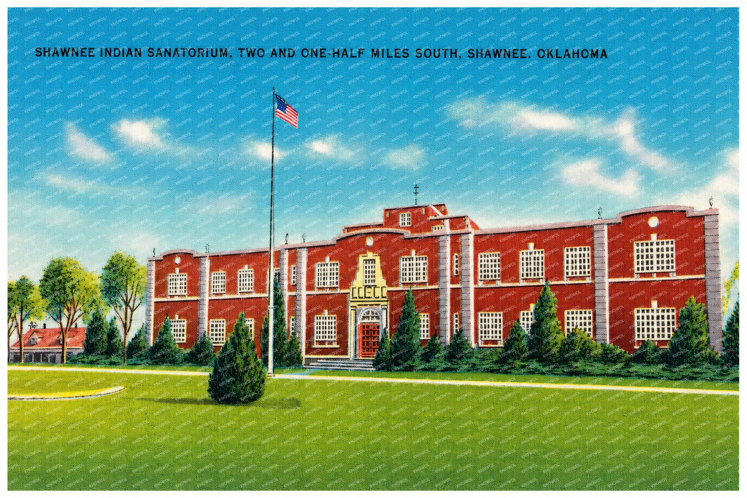 Shawnee, OK: Shawnee Indian Sanatorium, two and one-half miles south